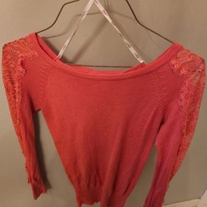 Candies | Women's Pink Lace Top